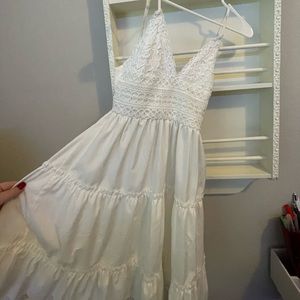 lace white dress!!’